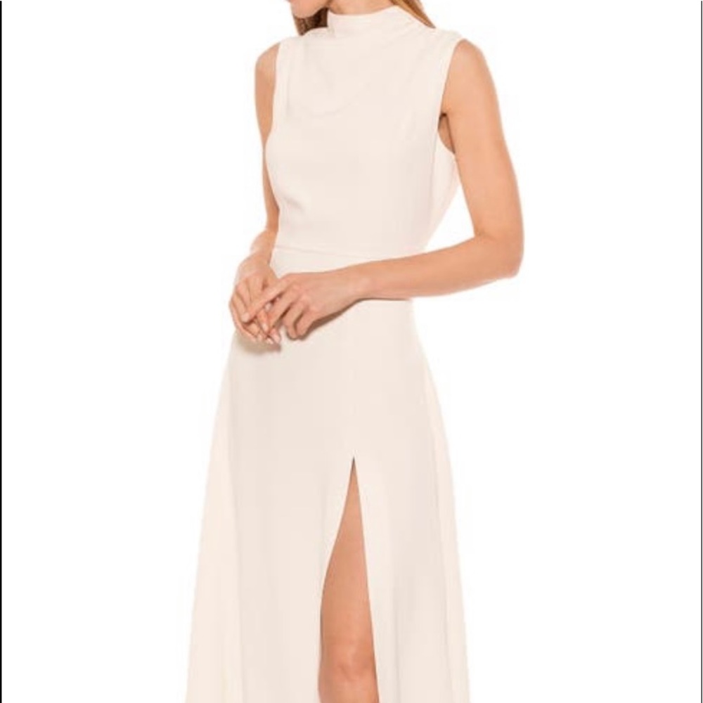 ALEXIA ADMOR Veronica Draped Mockneck Dress